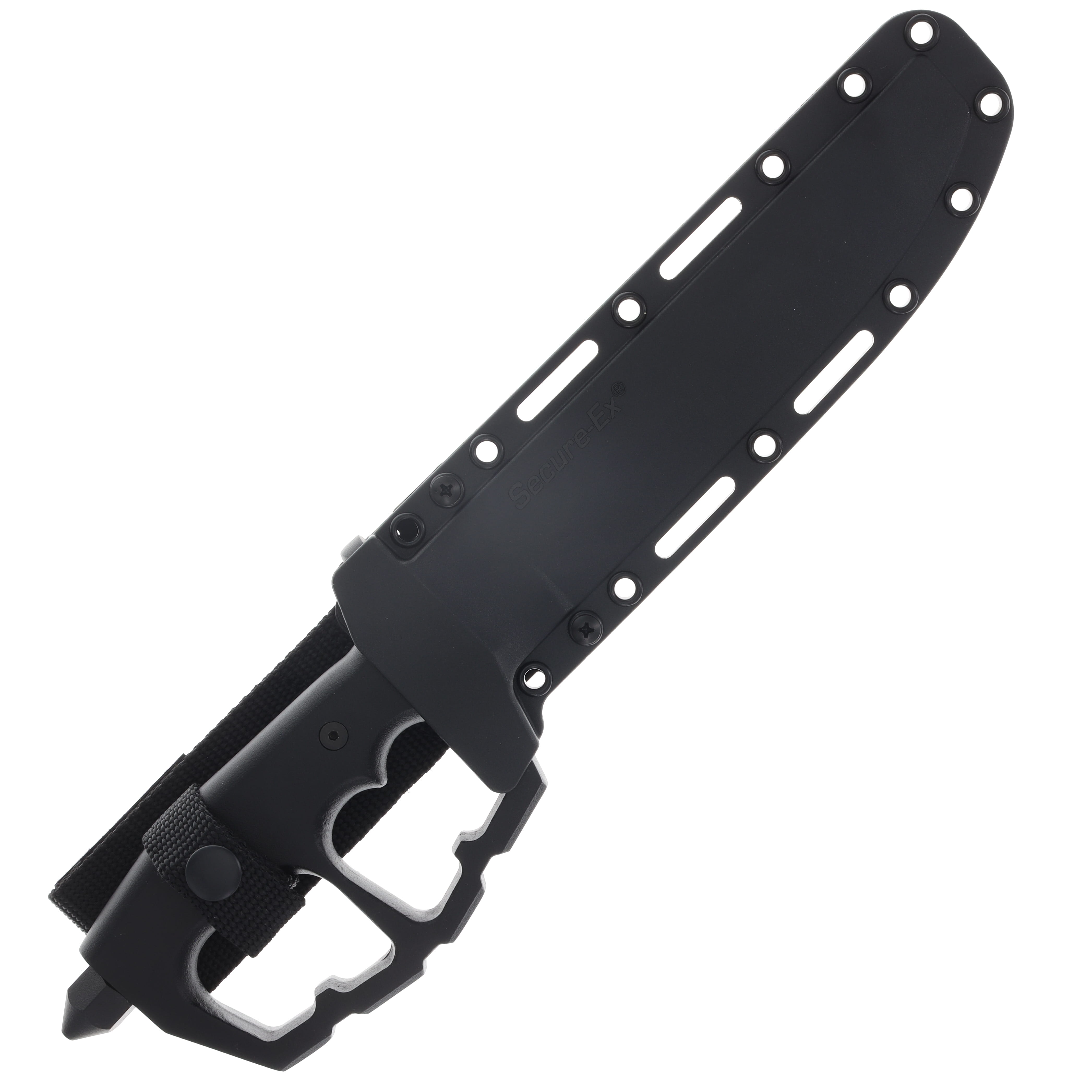 Cold Steel Chaos Double Edge Fixed Knife 7.5in Plain Black Spear