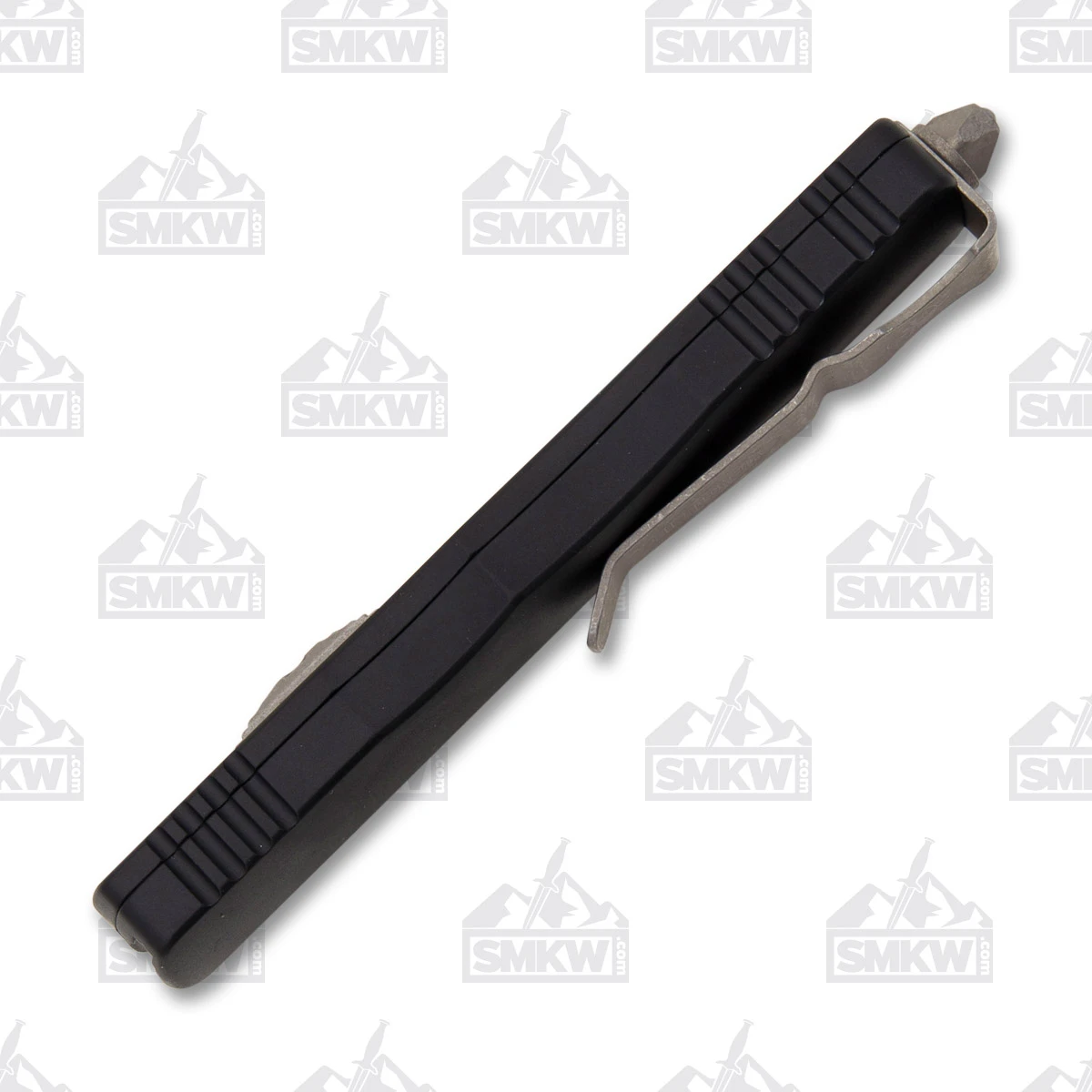 Microtech Dirac OTF Apocalyptic D/E Fully Serrated Dagger Automatic Standard Black Knife AUMT22512AP View 7