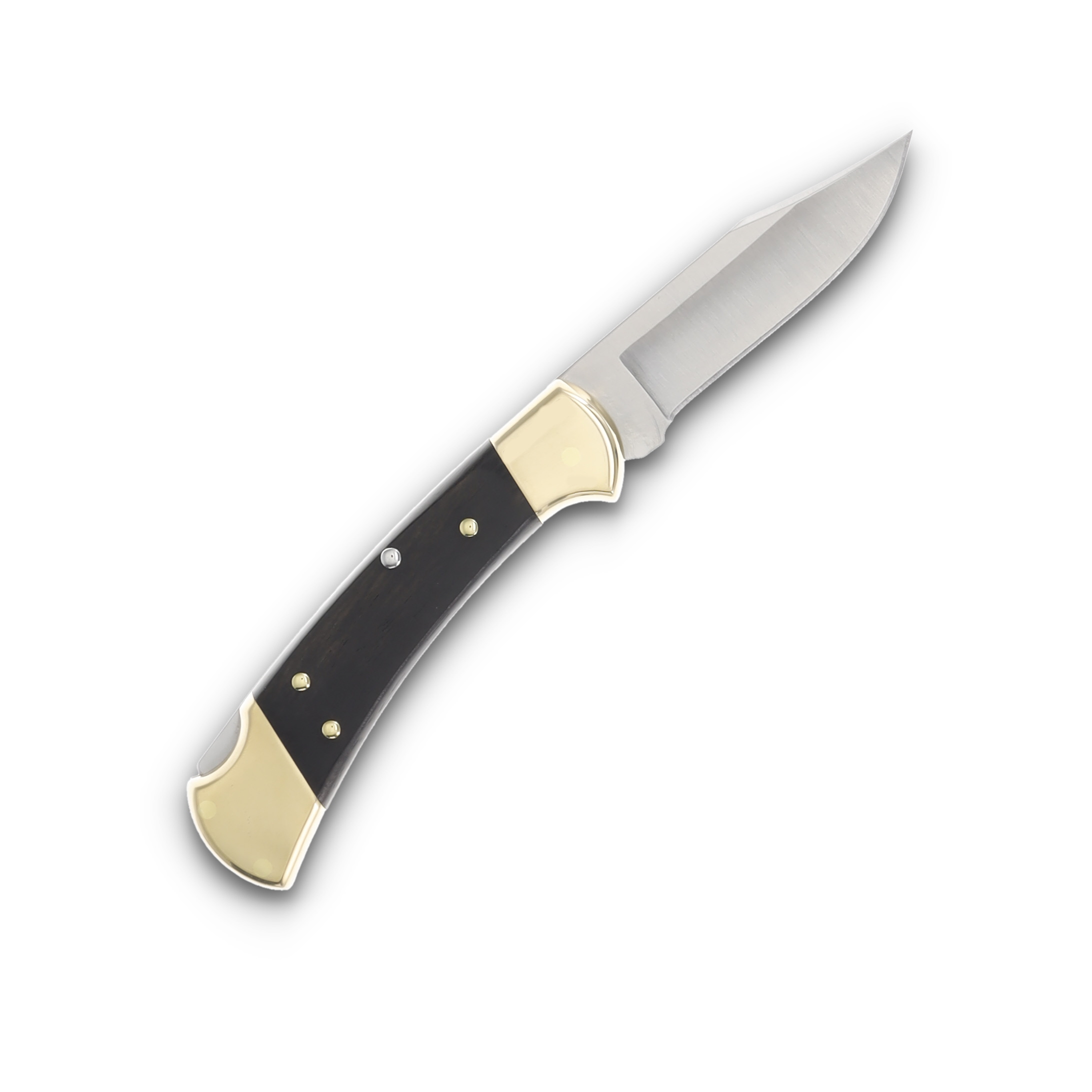 Buck Knives 112 Automatic Knife Ebony Wood 3in Satin Clip Point Blade BU11894 View 4