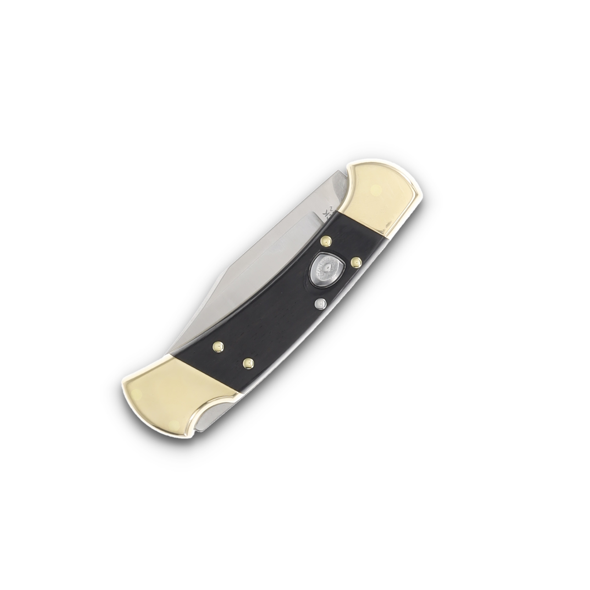 Buck Knives 112 Automatic Knife Ebony Wood 3in Satin Clip Point Blade BU11894 View 7