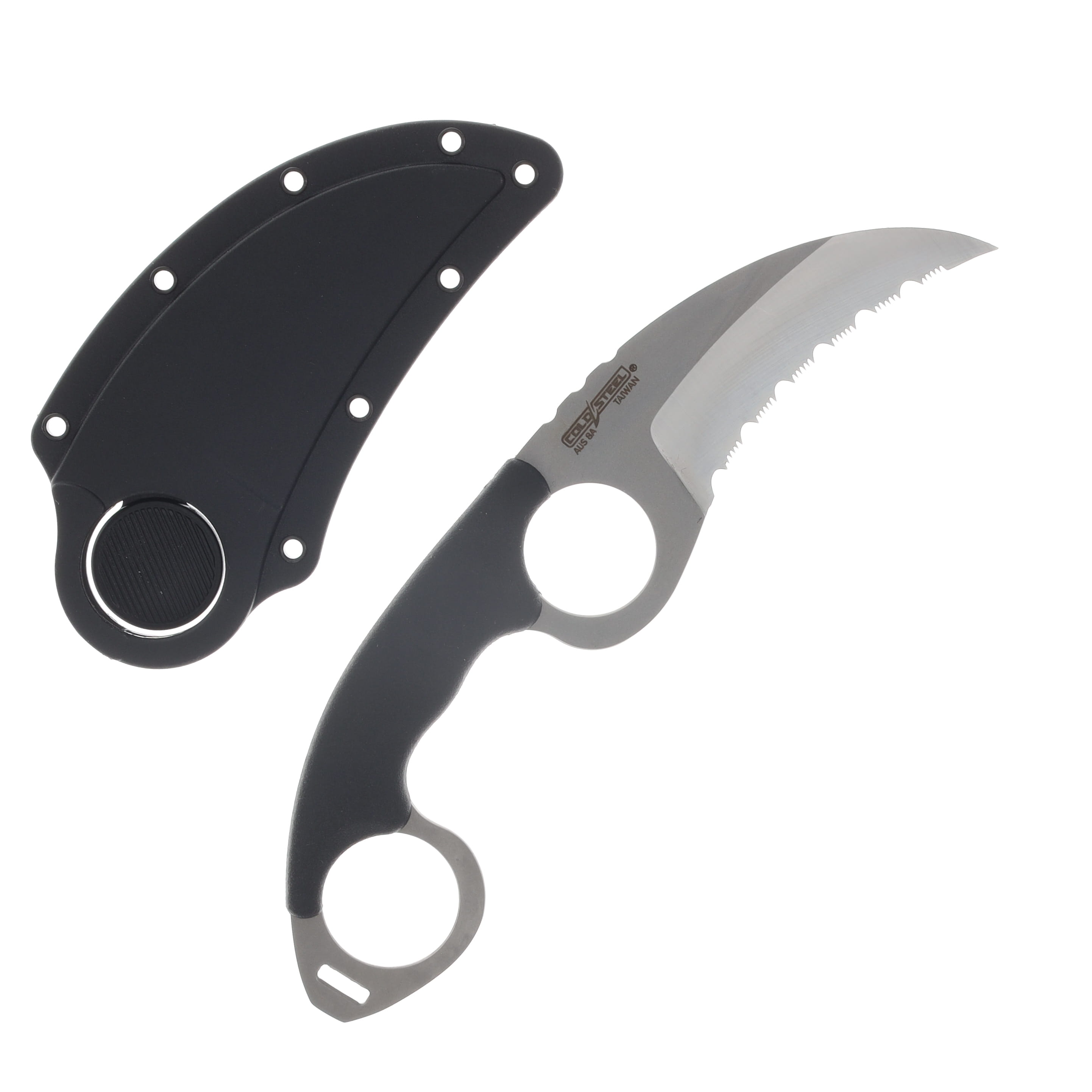Cold Steel Double Agent I 3in Serrated Satin Karambit CS39FKS View 2