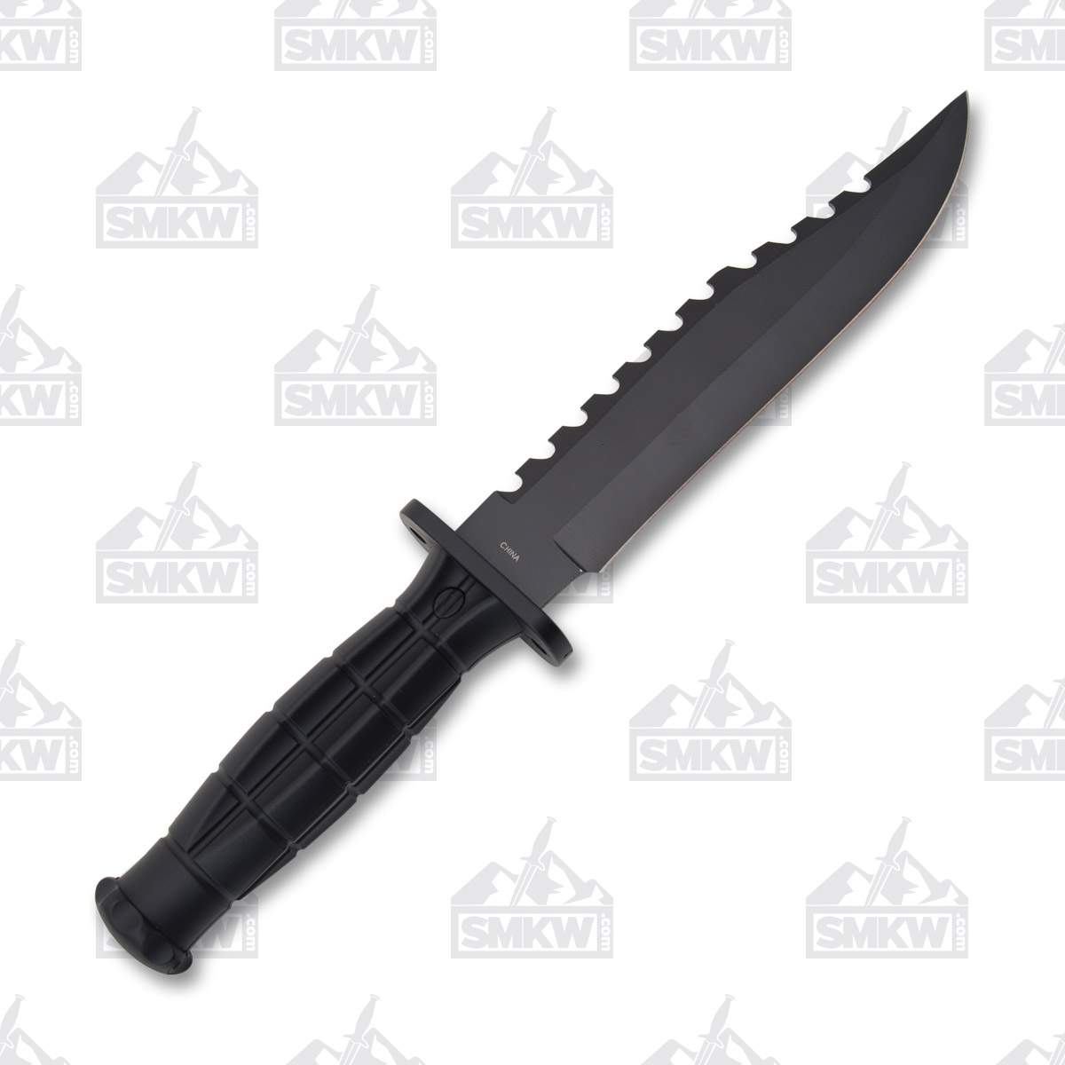 Tac Xtreme Falcon Fixed Blade Black Rubber FRTX45B View 3