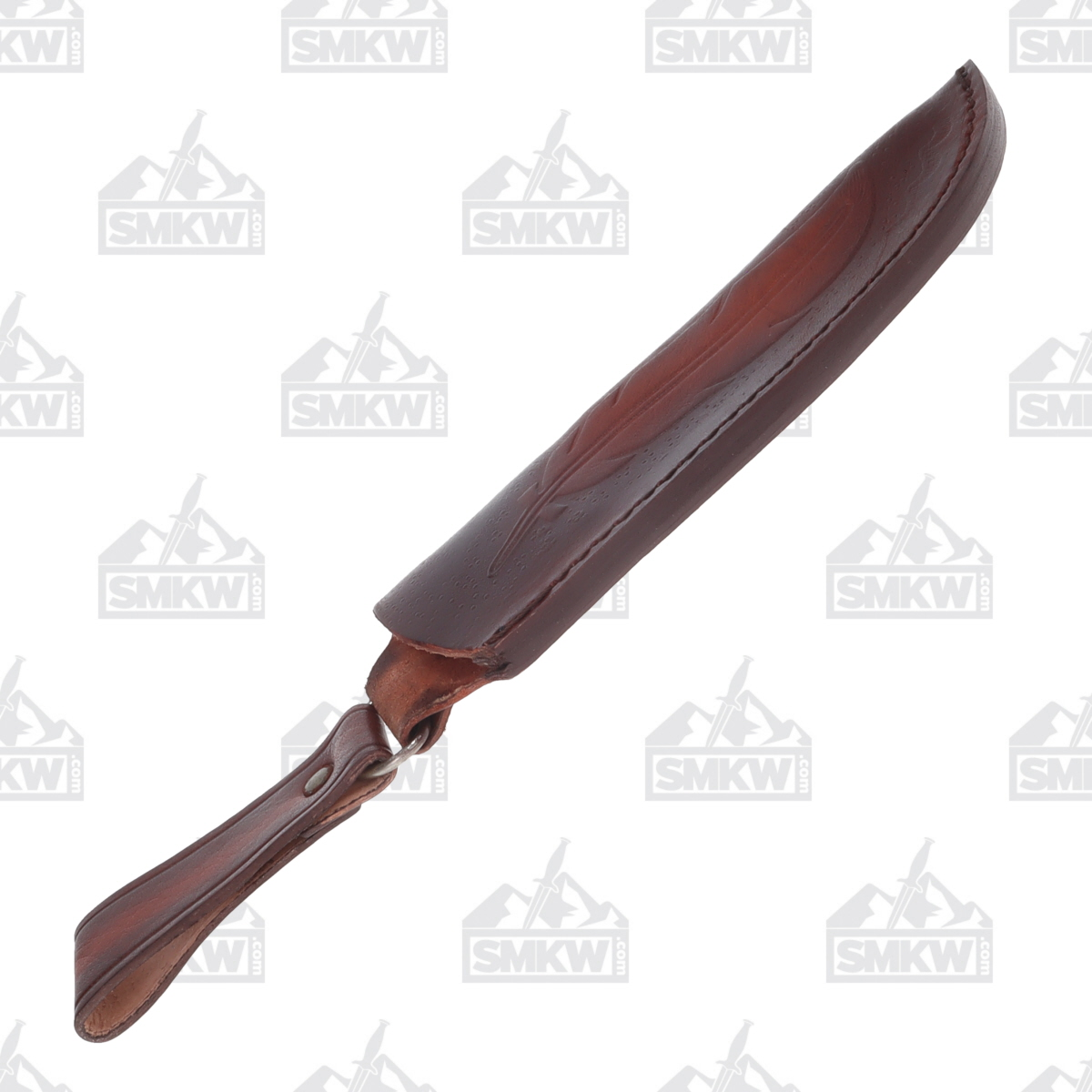 Marbles Wood and Stag Fixed Blade Knife 6.25in Satin Skinner MR608 View 9