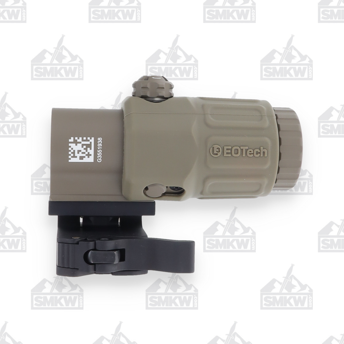 EOTECH G33 3x Magnifier STS Mount Tan FDE 7mm Shim Included G33STSTAN View 2