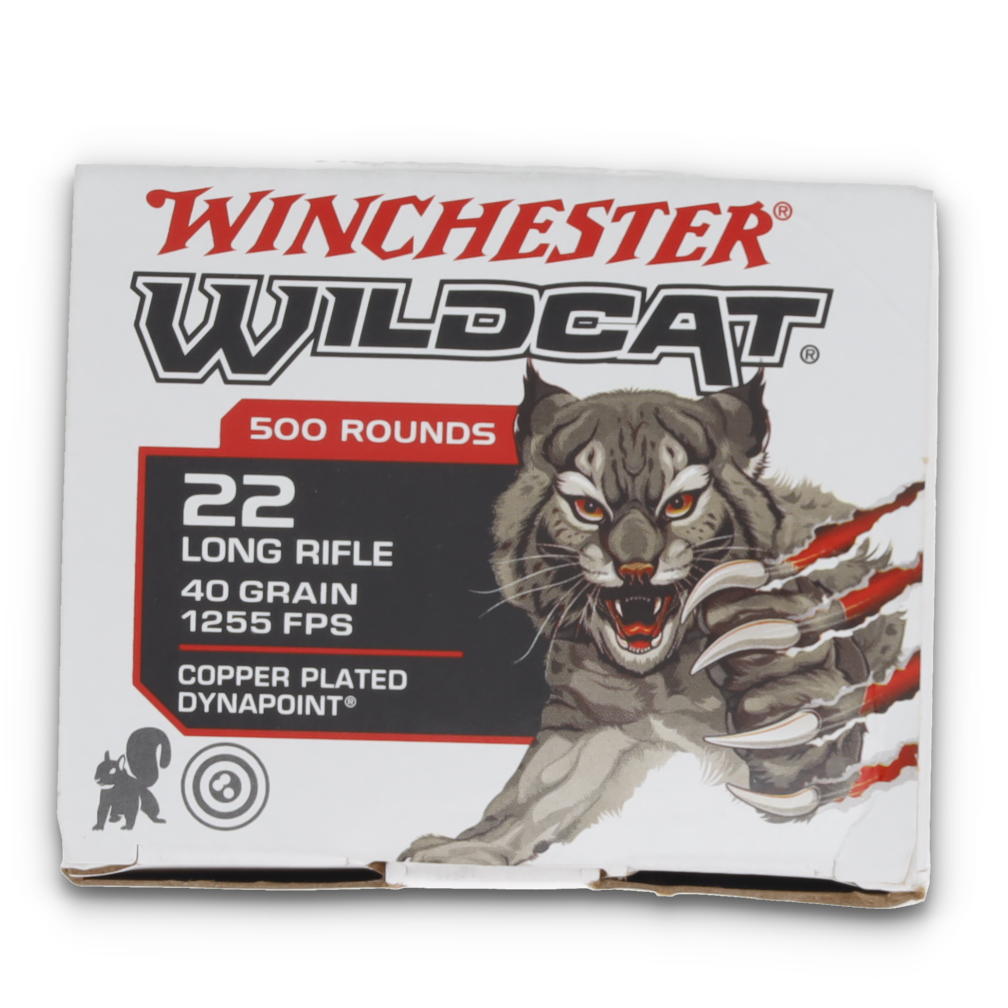 Winchester Wildcat .22 LR Copper Plated DynaPoint 40gr LRN 500rd Brick WW22LRB View 9