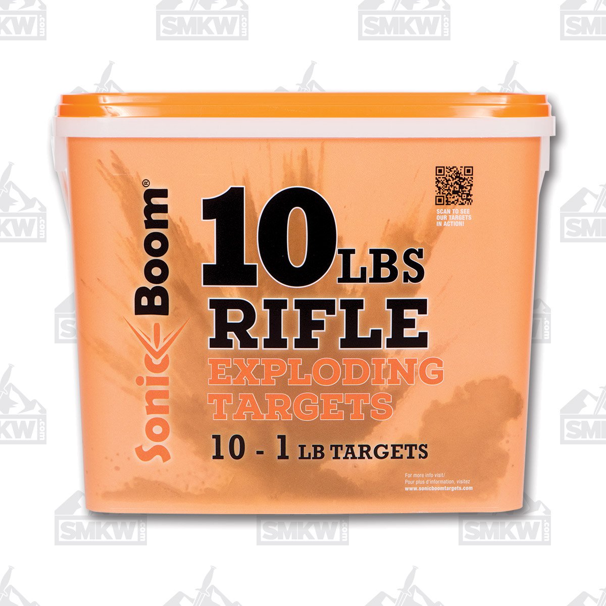 Sonic Boom 1lb Rifle Target 10pk - High-Viz Binary Exploding Targets SBT0110P View 1