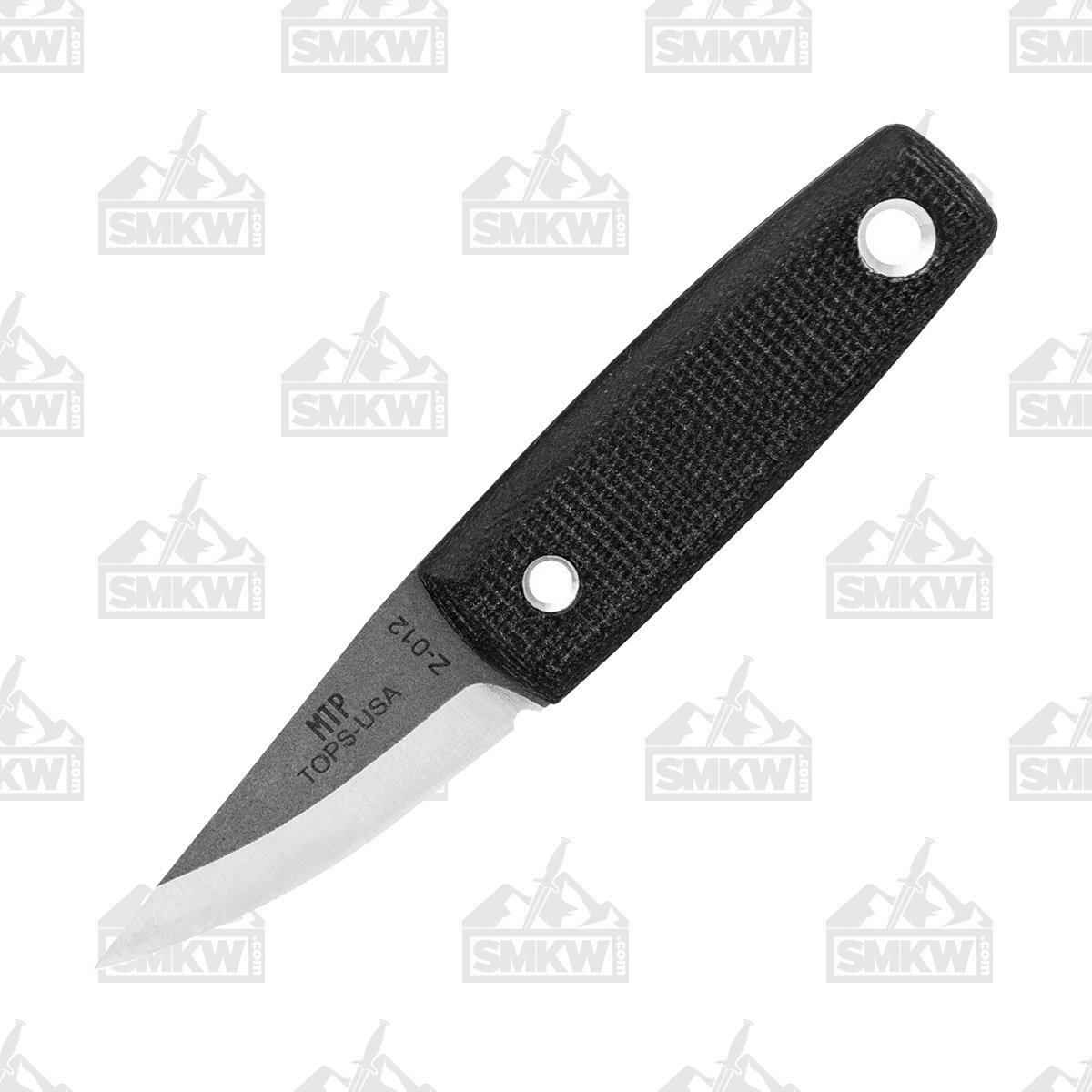 TOPS Mini Tanimboca Puukko Fixed Knife 1.63 Inch Plain Tumbled Puukko TPMPUK01 View 1