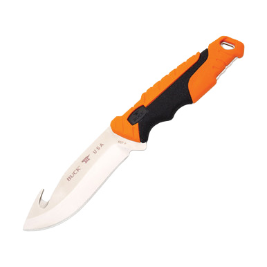 Buck 657 Pursuit Pro Fixed Blade Knife Guthook Large Orange BU12752 View 2