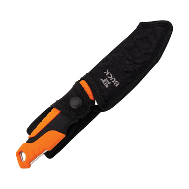 Buck 657 Pursuit Pro Fixed Blade Knife Guthook Large Orange BU12752 View 3