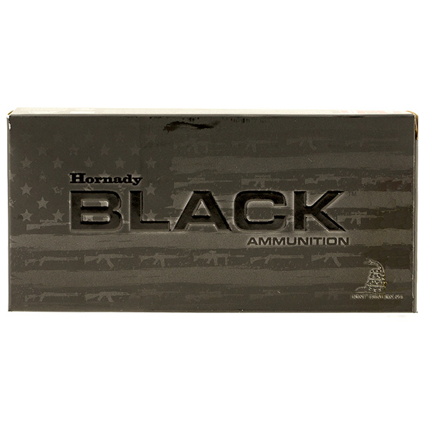 Hornady Black Ammo 5.56 NATO Rifle Ammunition 20 Rounds Brass Centerfire 62 Grain FMJ 81263 View 1