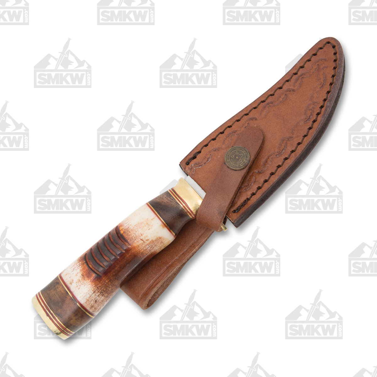 Frost Black Hills Steel Skinner Fixed Blade Knife FRBKH225RTB View 2