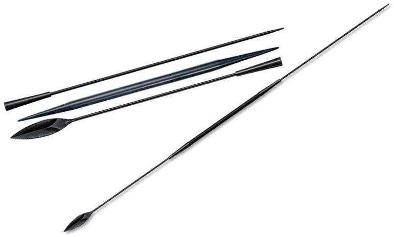 Cold Steel Samburu Spear Hickory 7" Black Coated Spear Head CS95SB View 1