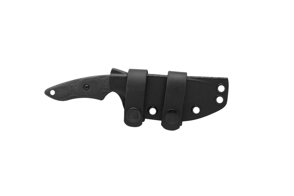 TOPS 3 Pointer Fixed Blade Knife 3.13in Plain Black Drop Point TP3PR01 View 3