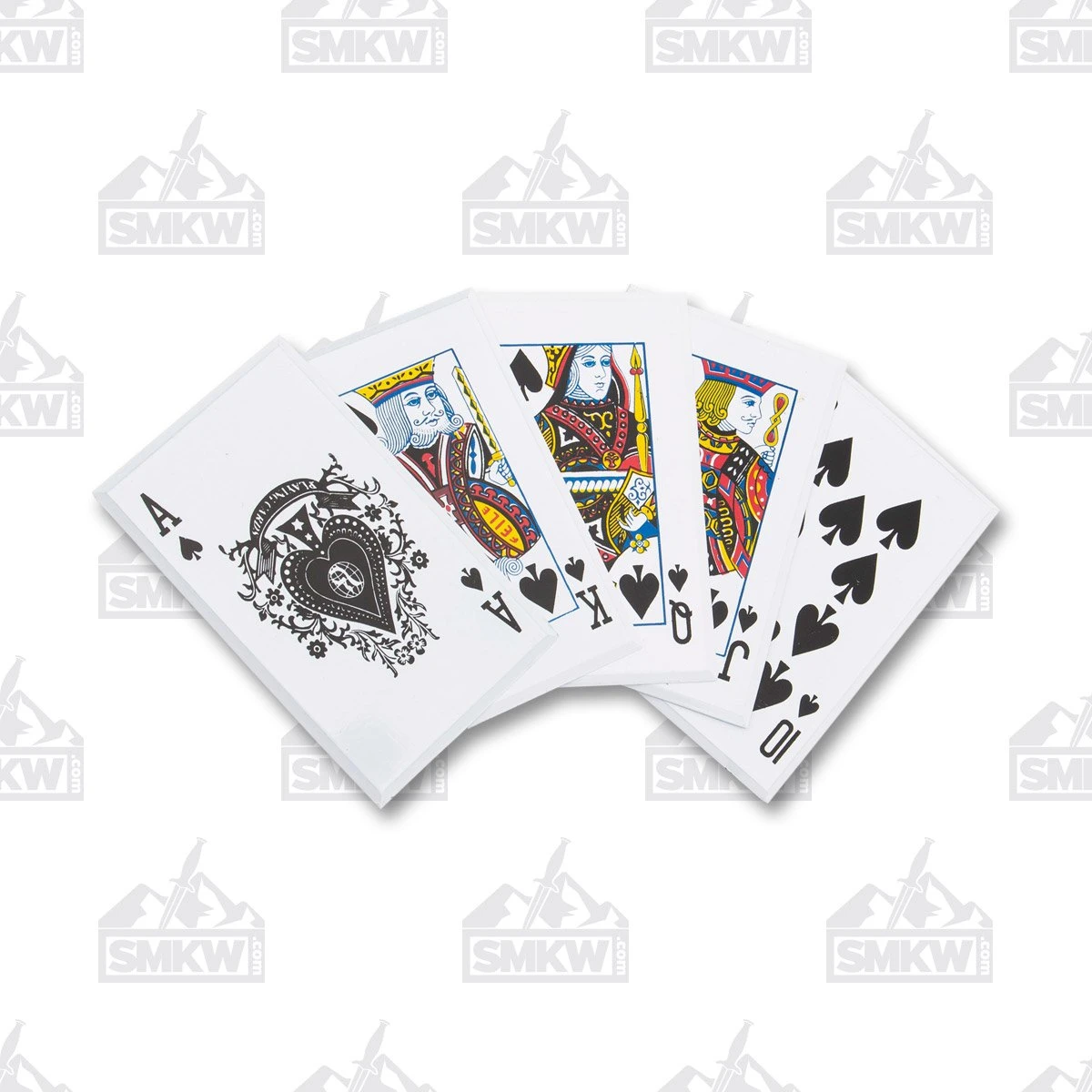 Royal Flush Spade Suit Throwing Knife Set of Five DBJLSS5B View 1