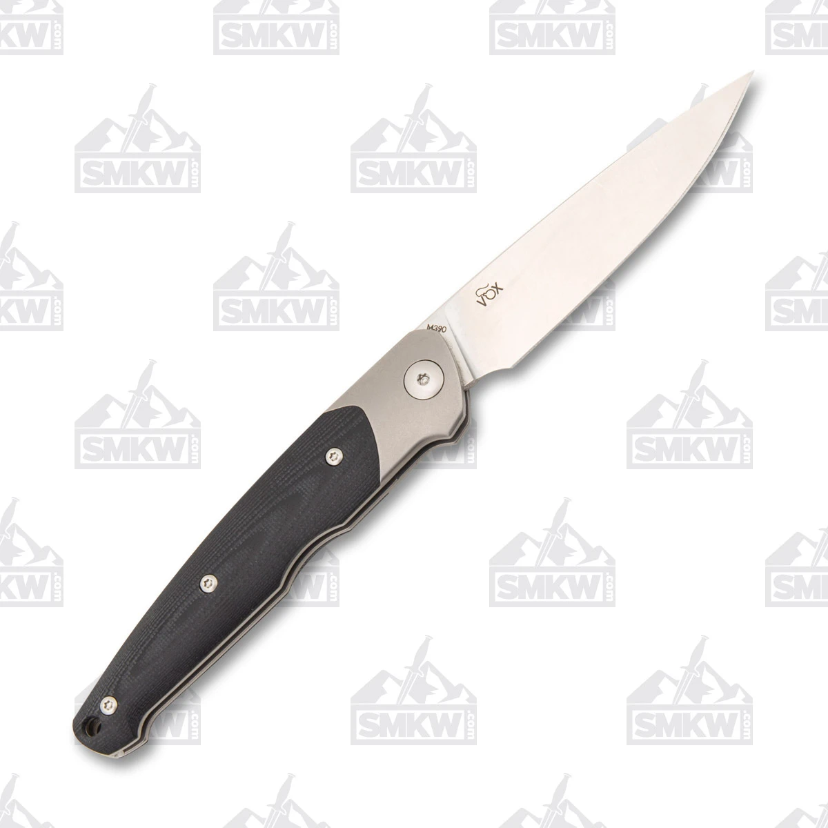 Viper Key Black G-10 Titanium Bolsters 2.99In. Drop Point V5978FGB View 5