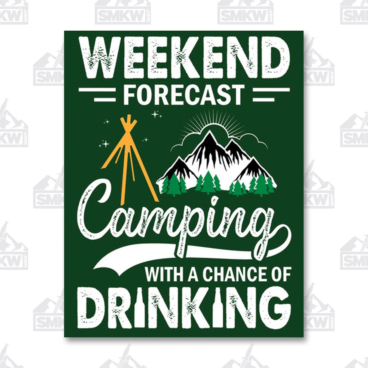 Weekend Forecast Tin Sign SG2400 View 1