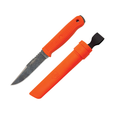 Condor Tool and Knife Bushglider Knife Orange Fixed 4.25in Clip Point Blade CTK395142HC View 1