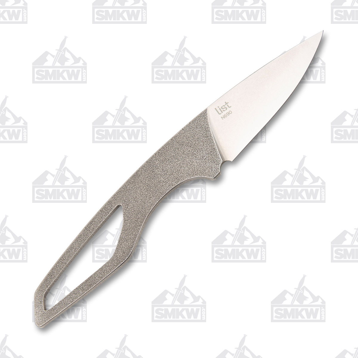 Mikov Knives List Fixed Blade Knife 2.75in Stonewash Drop Point MVLIST View 3