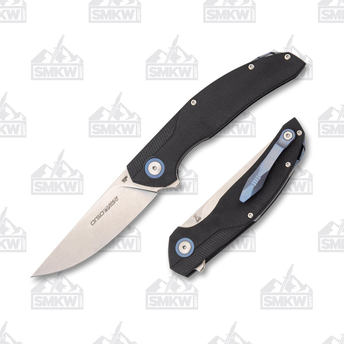 Viper Orso GB- Black G-10 3.43In. Böhler M390 Drop Point V5968GB View 1