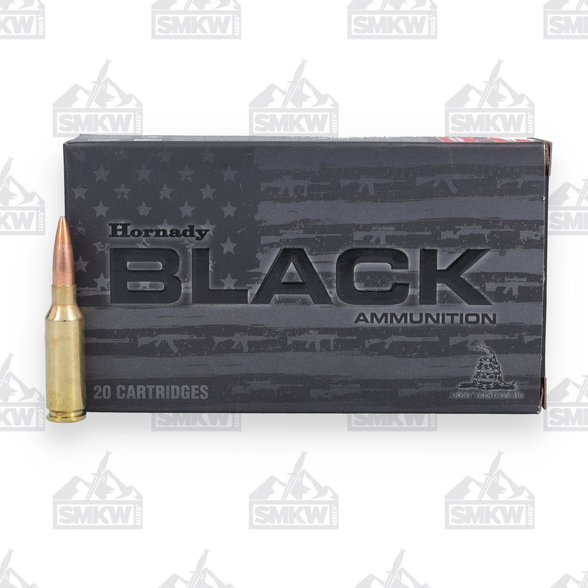 Hornady Black Ammo 6mm ARC Ammunition 105 Grain Brass 20 Rounds BTHP 81604 View 1