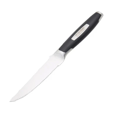 Hen & Rooster Intl 4 Piece Steak Knife Set Black ABS Handle View 2