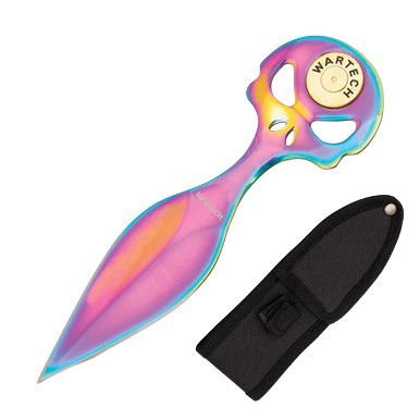 Neptune Trading WarTech Skull Dagger-Rainbow Spectrum View 1