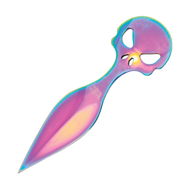 Neptune Trading WarTech Skull Dagger-Rainbow Spectrum View 3