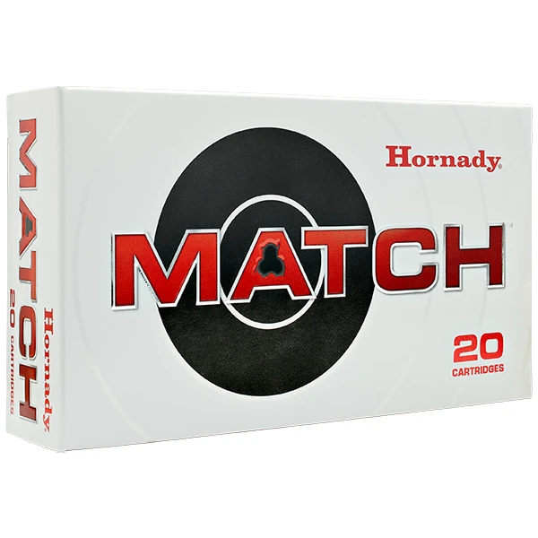 Hornady Match 6mm ARC Rifle Ammunition 20 Rounds Brass Centerfire 108 Grain Brass Centerfire ELD Match 81608 View 1