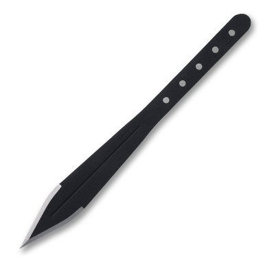 Condor Dismissal Throwing Knife Black Traction Powder Coated View 1