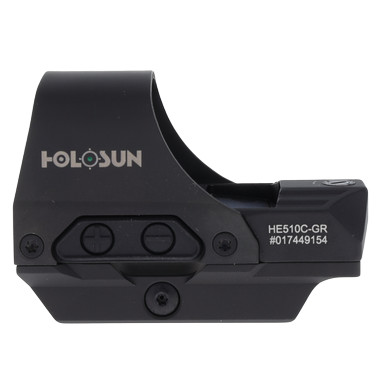 Holosun Elite Reflex Sight 1x Selectable Green Reticle Solar/Battery Powered HE510C-GR HE510CGR View 2