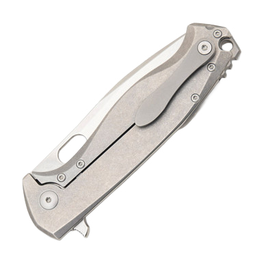 Viper Fortis Framelock Folding Knife Stonewash M390/Green G-10 View 7