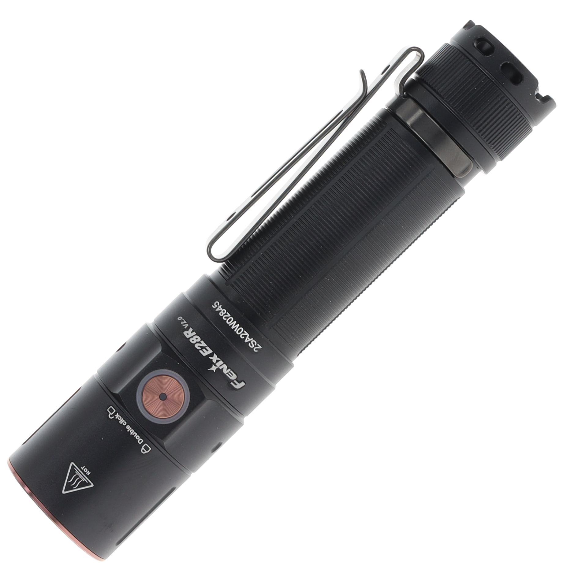 Fenix E28R V2.0 Rechargeable EDC Flashlight 1700 Lumens FENE28RV2BK View 2