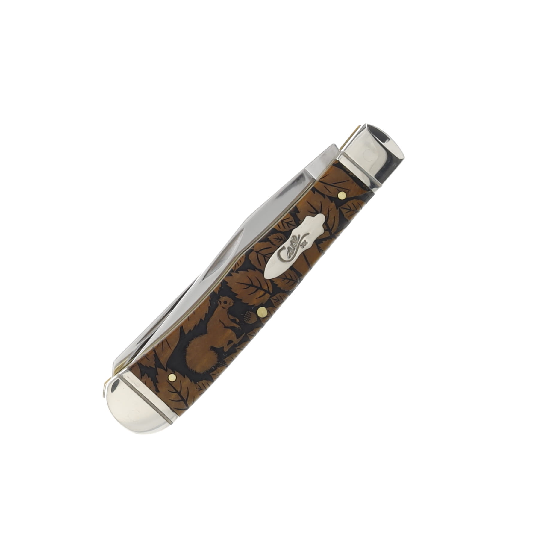 Case XX Squirrel Antique Bone Trapper Folding Knife CA58182SQ View 4