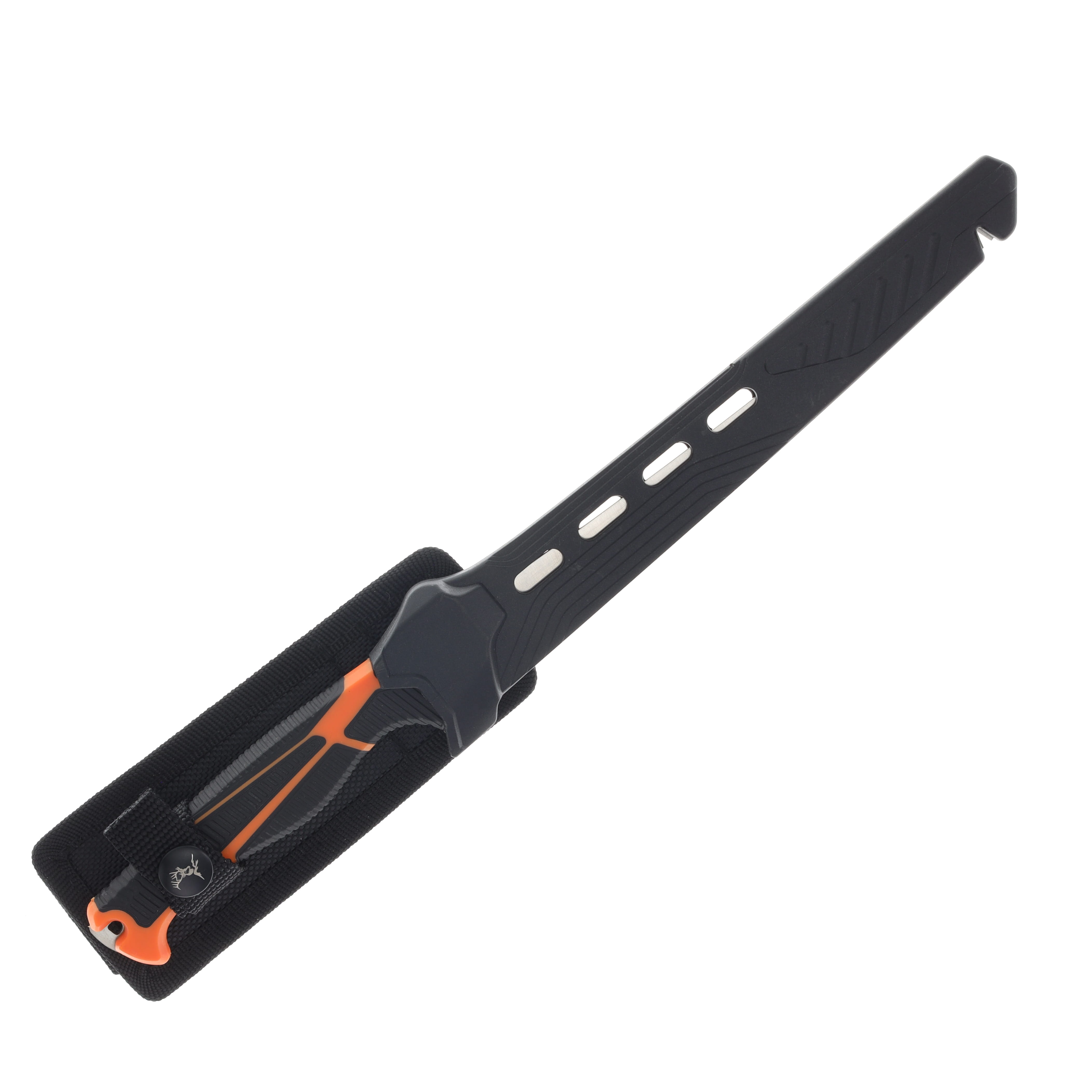 Elk Ridge Trek Fillet Fixed Blade Knife 5Cr15MoV/Orange Nylon and Black Rubber MCERTKFIX002 View 6