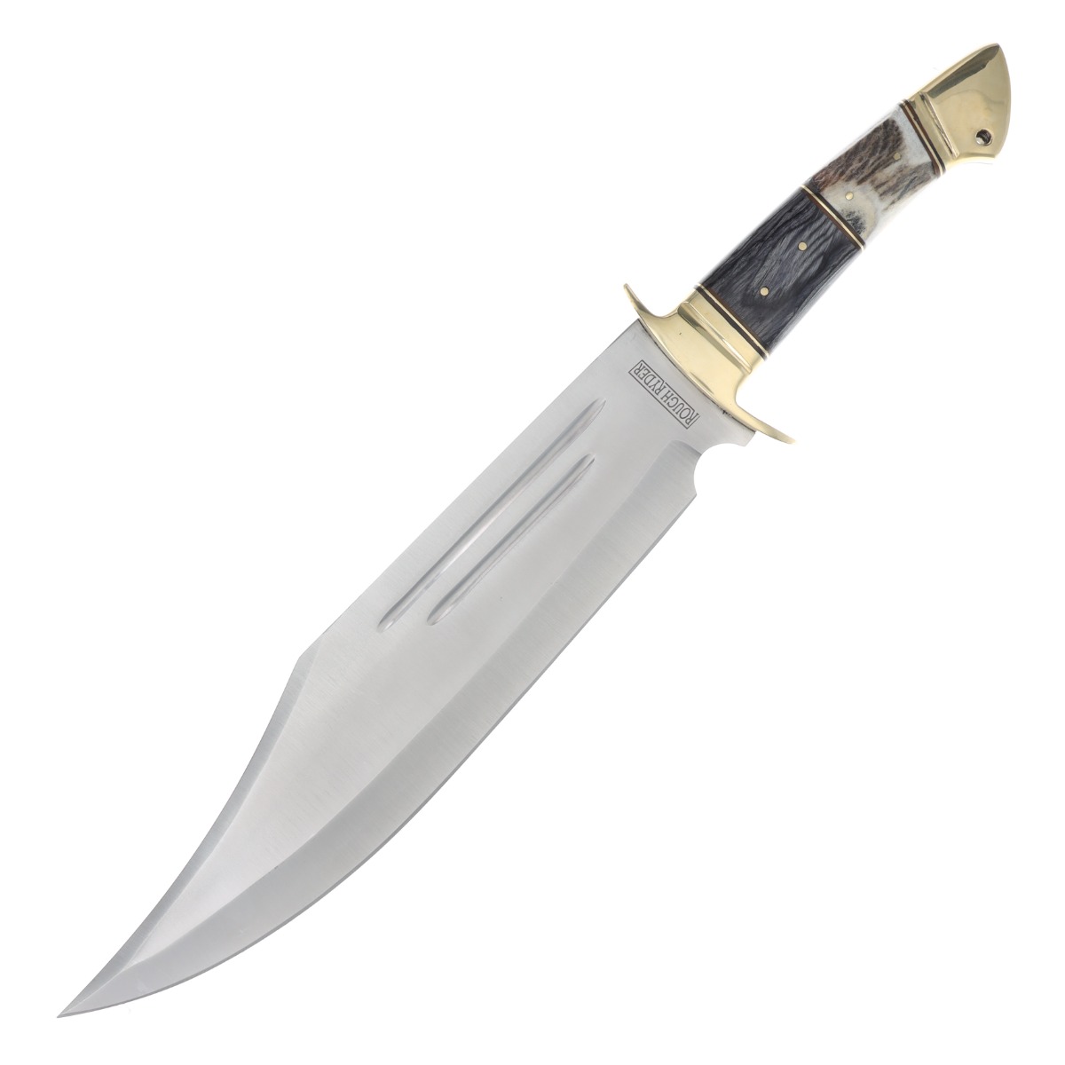 Rough Ryder Stag & Black Pakkawood Bowie RR2272 View 3