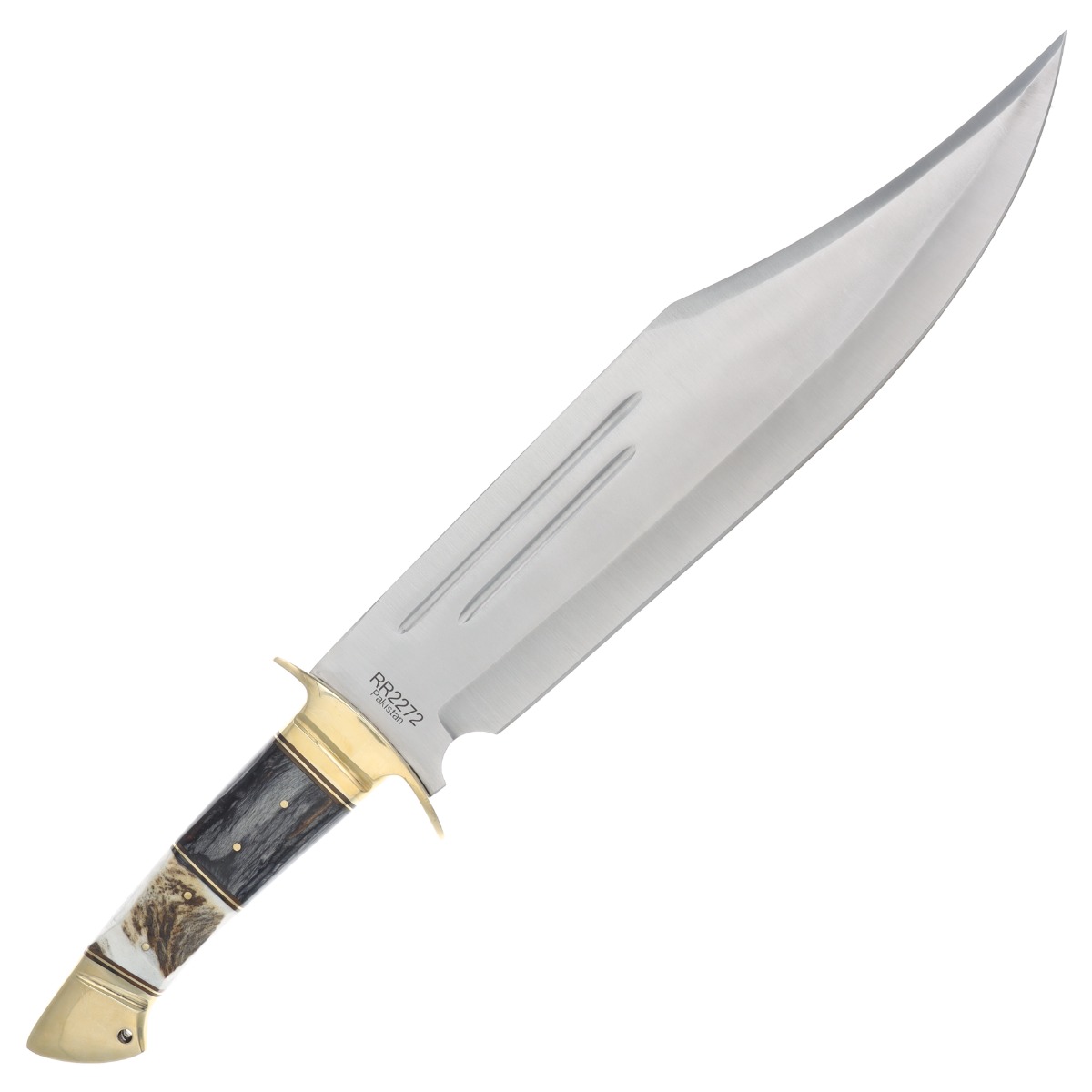 Rough Ryder Stag & Black Pakkawood Bowie RR2272 View 4