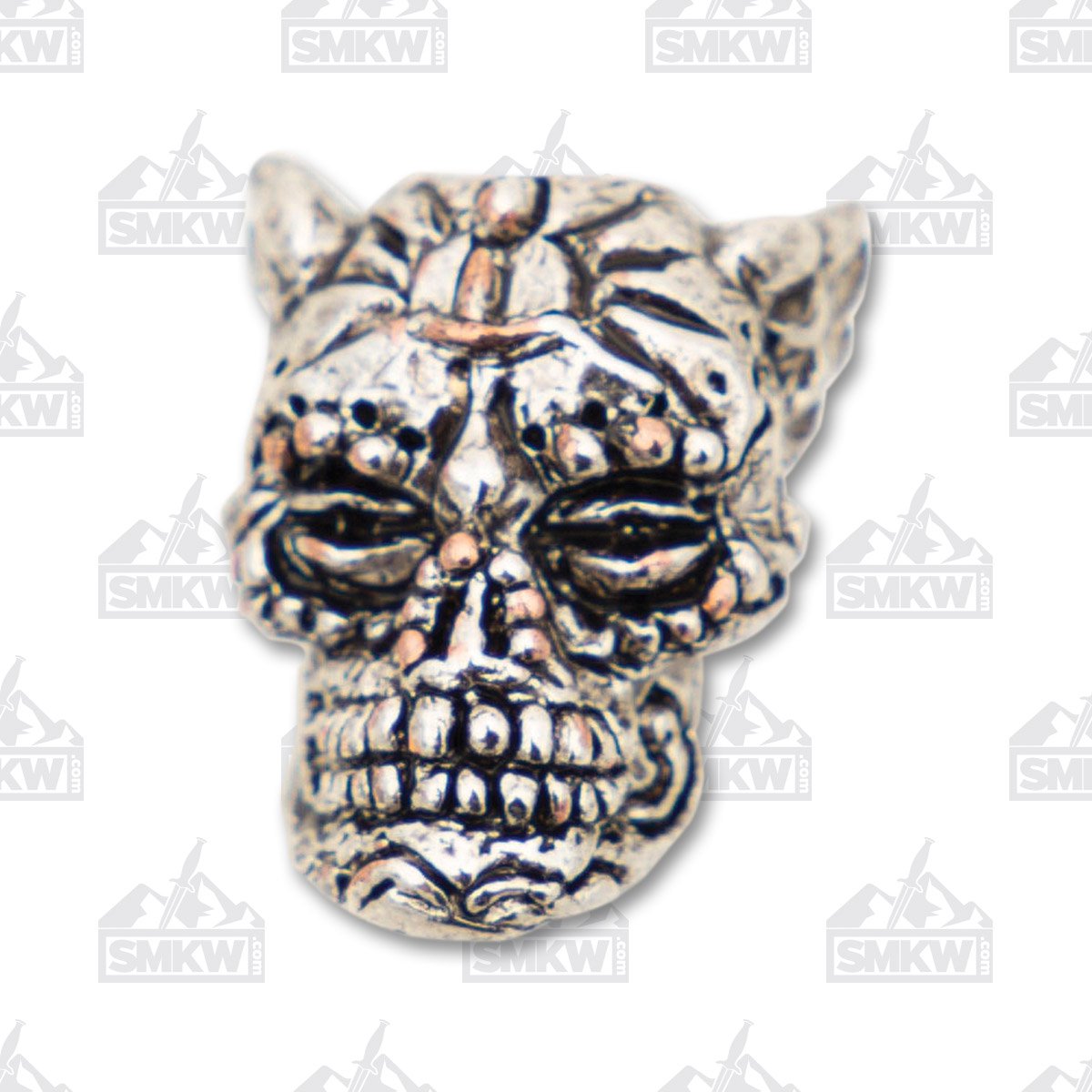Schmuckatelli Co. Aquilo Sugar Skull Bead-Antique Rhodium SCAAR View 1