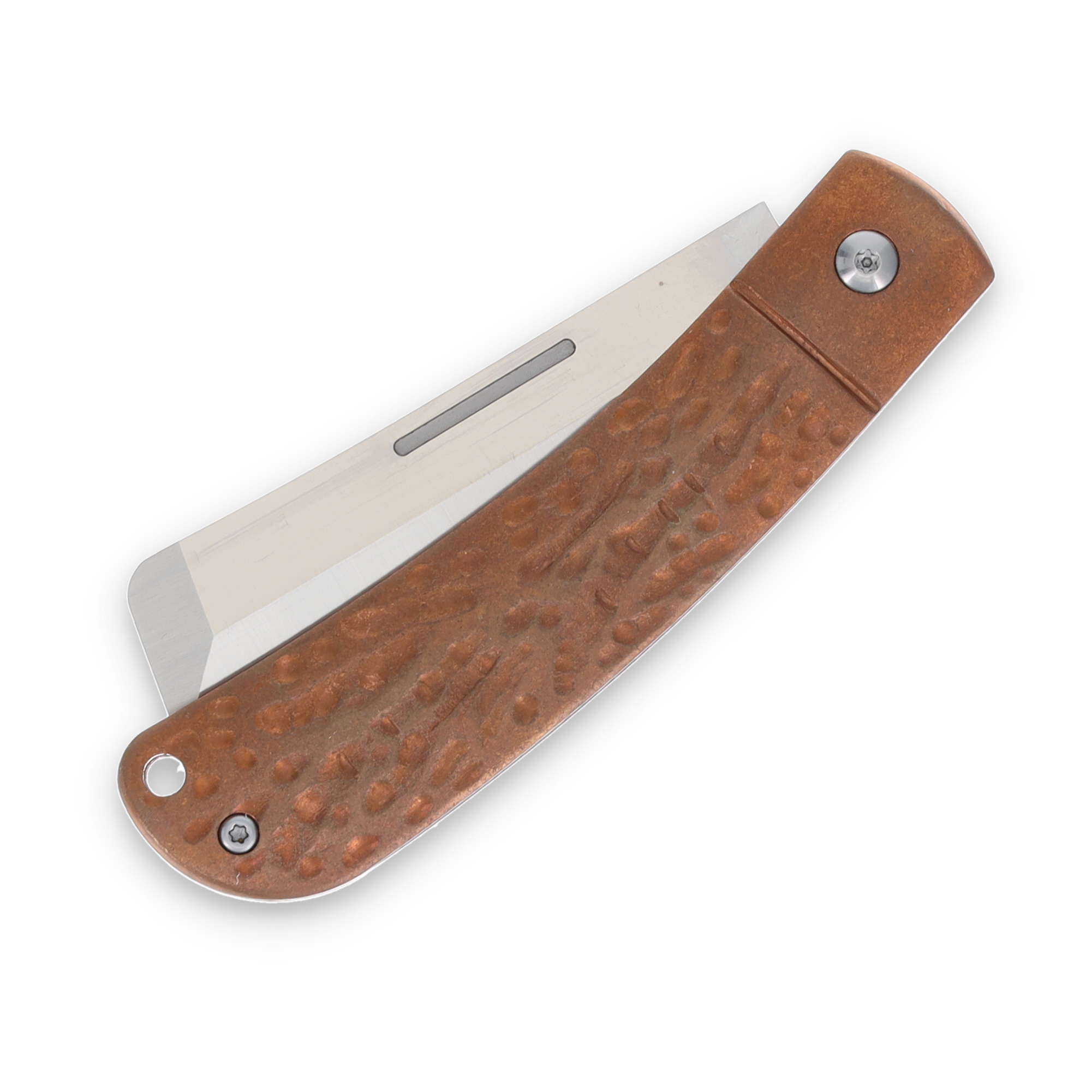 Rough Ryder Apta Modern Slip Joint Folding Knife Copper Cleaver RR2283 View 5