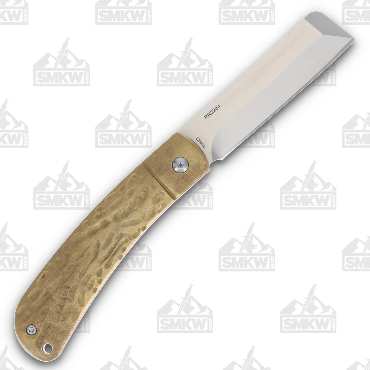 Rough Ryder Apta Modern Slip Joint Folding Knife Brass RR2284 View 2