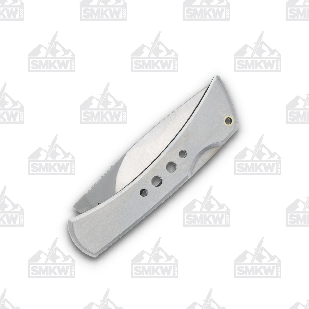 Silver Falcon Medium Lockback Folding Knife Stainless SF520 View 4