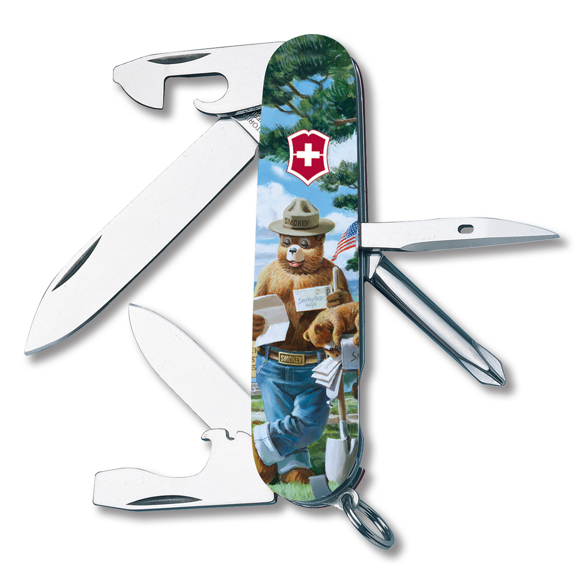 Victorinox Tinker Swiss Army Knife Smokey Bear® Mail Call SMKW