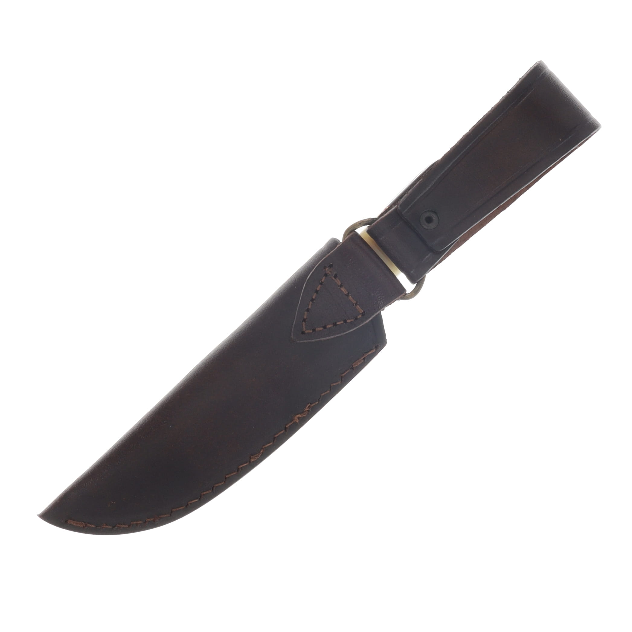 Buffalo Horn & Bone Pig Sticker Fixed Blade Knife DM1258HN View 4