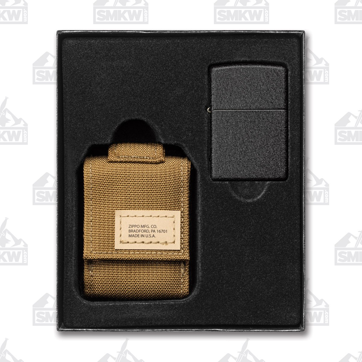 Zippo Sheath and Lighter Set Coyote ZP49401 View 1