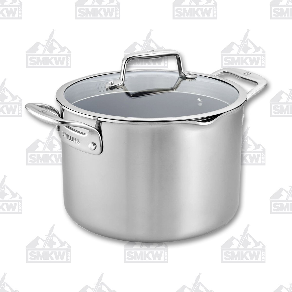 Zwilling J.A. Henckels Clad CFX Stainless Steel Ceramic Nonstick 6 qt. Dutch Oven 1017262 View 1