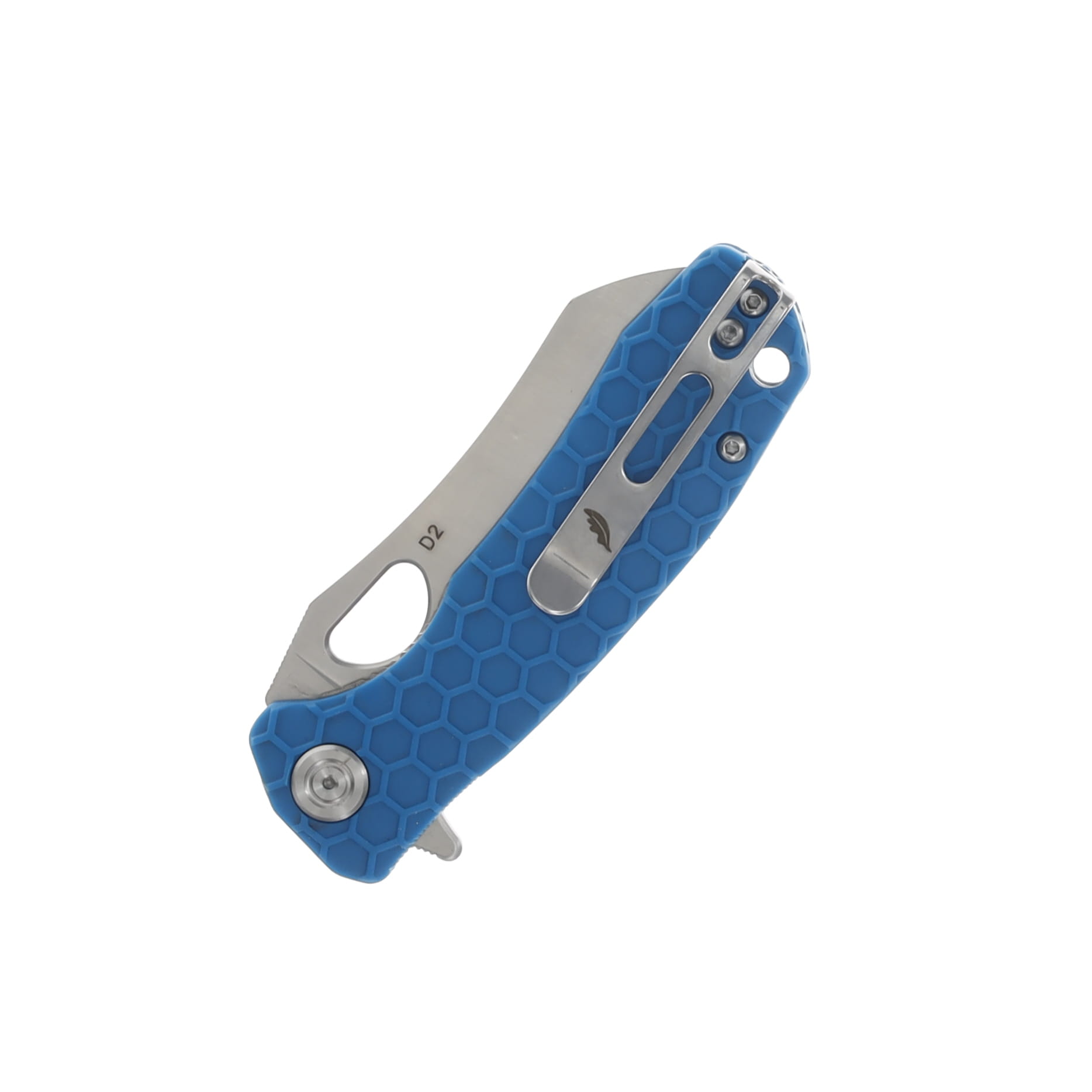Honey Badger Small Folding Knife Satin D2 Wharncliffe/Blue HB1170 View 4