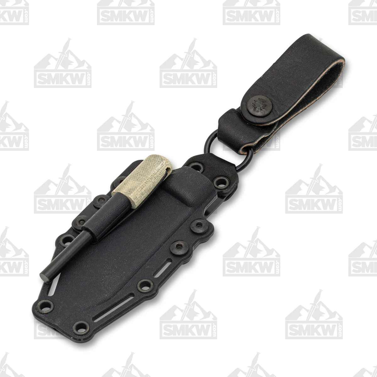 White River Firecraft FC4 Fixed Blade Green Micarta Orange G-10 4in WRFC4 View 7