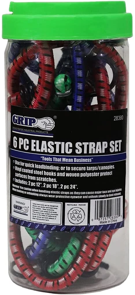 GRIP Elastic Strap 6 Piece Set GRIP28380 View 1
