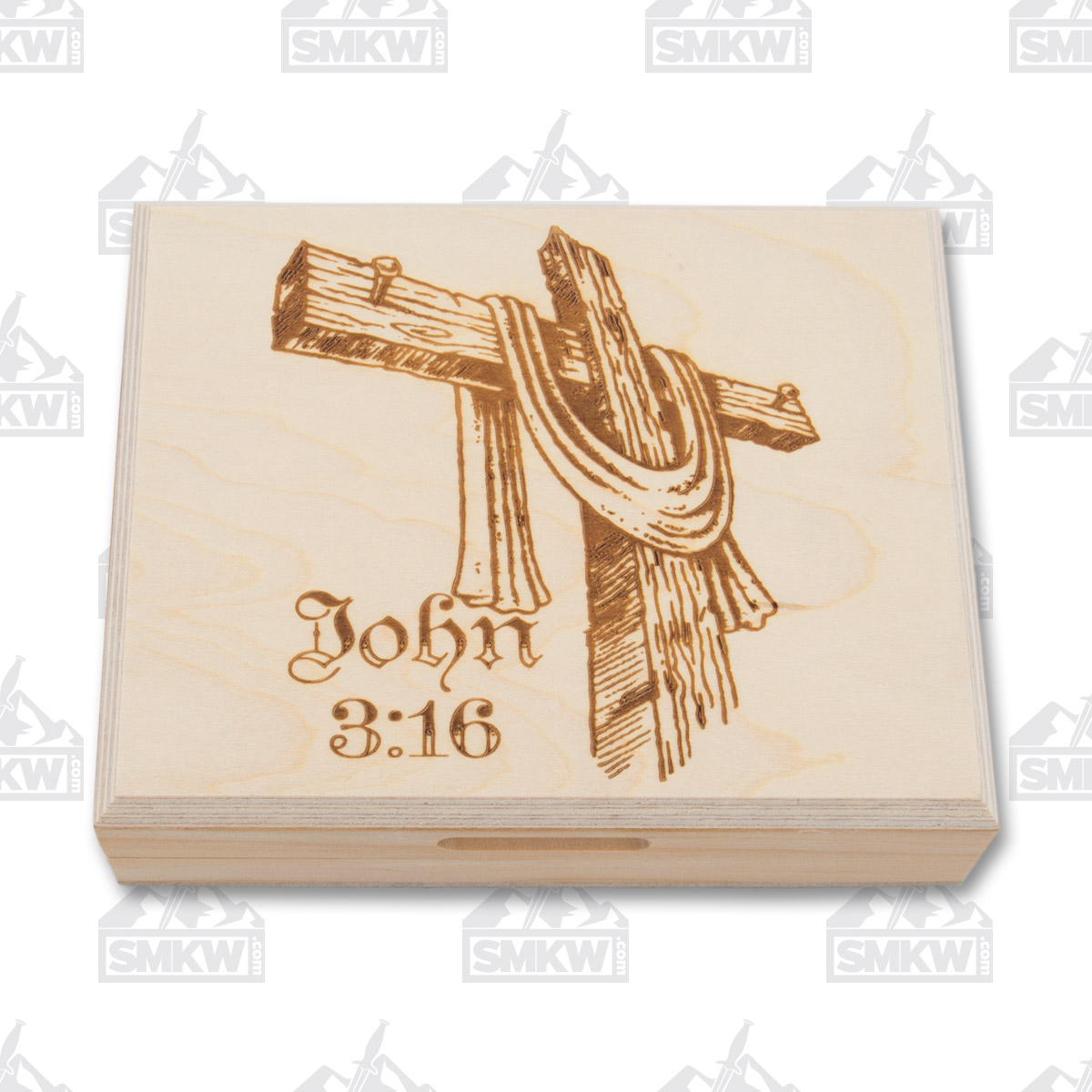 Frost John 3:16 Trapper Folding Knife in Wooden Gift Box-White Bone Handle FRSET812J316 View 5