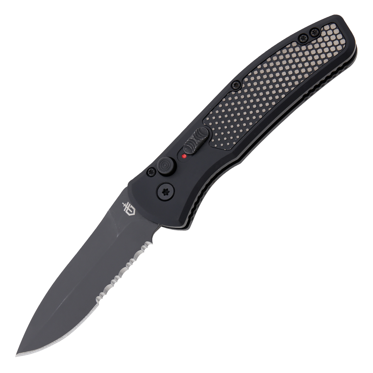 Gerber Empower Automatic Knife 3.25in Partially Serrated Spear Point AUG1636 View 1