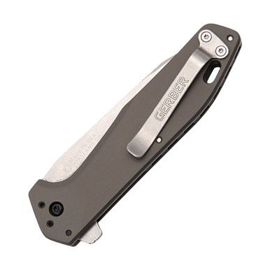 Gerber Fastball Folding Knife Flat Sage 3in Fine Edge SW Wharncliffe G1610 View 6
